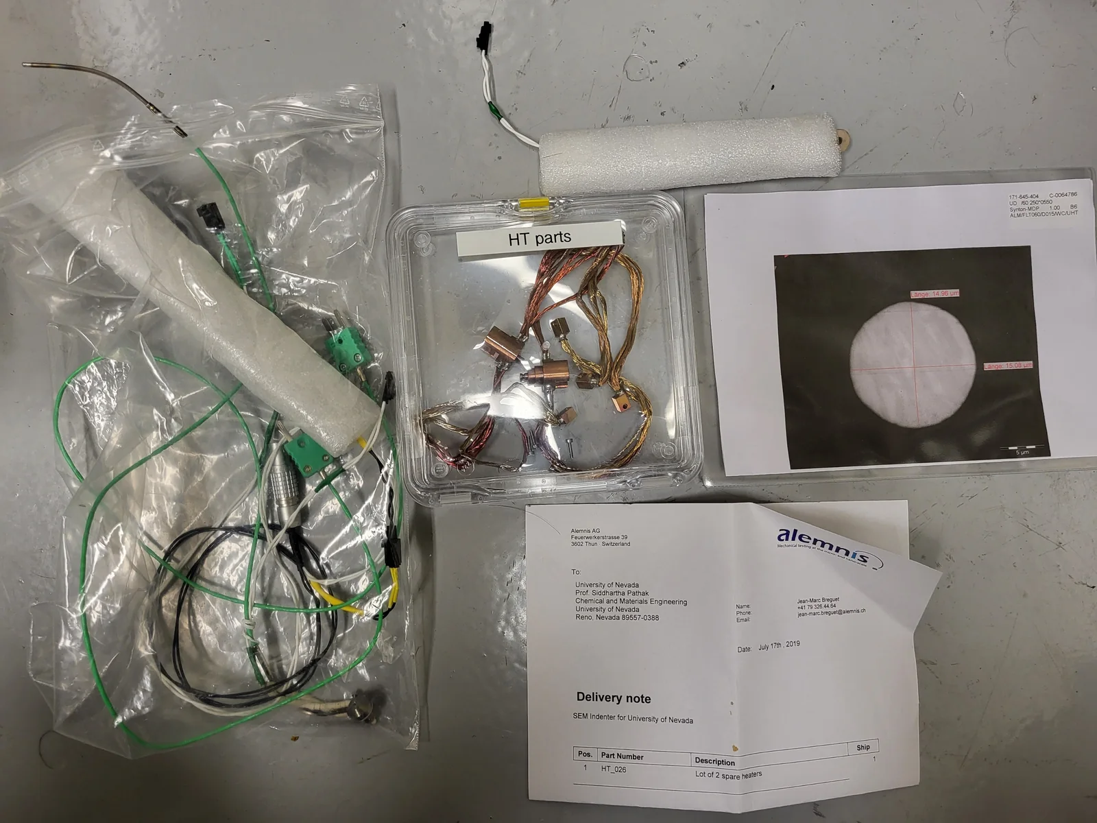 HTM800 high-temperature module for micromechanical testing